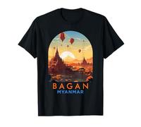 Bagan Travel Exploring Trip Summer Vacation Bagan Myanmar T-Shirt