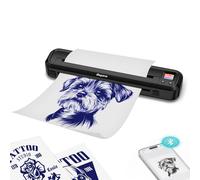 Bagana M500 Tattoo Stencil Printer Thermal Temporary Bluetooth Wireless Portable A4 Tattoo Transfer Stencils Machine Kit with 10pcs Tattoo Paper for Tattooing
