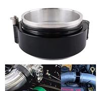 BAGARAATAN Aluminum Quick Release V-Band Clamp,4"/102mm Intake Intercooler Pipe Clamp,Intake Intercooler Pipe Throttle Union Sleeve(Black)
