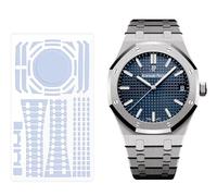 BagArmor Protective Film for Audemars Piguet Royal Oak Ref. 15500. Transparent skin full watch Screen Protector Body Cover Sticker(Full Body Film x2)