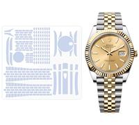 BagArmor Protective Film for Rolex Datejust 41mm Ref. 126331 126333 126334 Jubilee bracelet. Transparent skin full watch Screen Protector Body Cover Sticker(Full Body Film x2)
