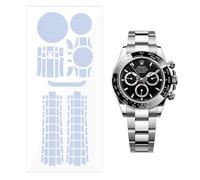 BagArmor Protective Film for Rolex Daytona 40mm Ref. 126500 Transparent Skin Full Watch Screen Protector Body Cover Sticker (2 Full Body Films) N