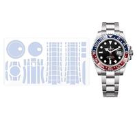 BagArmor Protective Film for Rolex GMT-Master II Ref. 116710. Transparent skin full watch Screen Protector Body Cover Sticker(Full Body Film x2) N