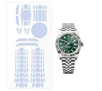 BagArmor Protective Film for Rolex Sky-Dweller 42mm Ref. 336933, 336934, 336935, 336938 Jubilee. Transparent skin full watch Screen Protector Body Cover Sticker(Full Body Film x2) N