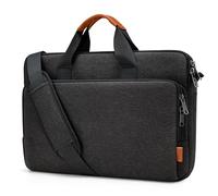 bagasin 15 15.6 16 inch Laptop Computer PC Shoulder Bag Carrying Case, Water-Repellent Fabric Briefcase, Lightweight Toploader, Business Casual or School