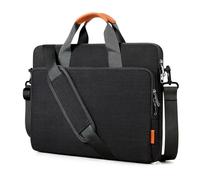 bagasin 17 17.3 18 inch Laptop Computer PC Shoulder Bag Carrying Case, Water-Repellent Fabric Briefcase, Lightweight Toploader, Business Casual or School