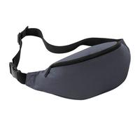 Bagbase Adjustable Belt Bag (2.5 Litres) Graphite (One Size)