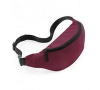 Bagbase Adjustable Belt Bag (2.5 Litres) (Pack Of 2) Burgundy (One Size)