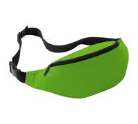 Bagbase Adjustable Belt Bag (2.5 Litres) (Pack Of 2) Lime (One Size)