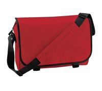Bagbase Adjustable Messenger Bag (11 Litres) Pack of 2 in Red Bagbase Red