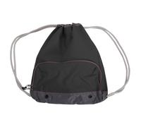 Athleisure Water Resistant Drawstring Sports Gymsac Bag Pack of 2 Bagbase Black One Size