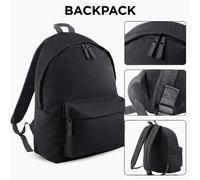 BagBase B125L Maxi Fashion Backpack - Stylish Durable Everyday Bag for Work