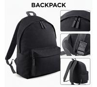 BagBase B125L Maxi Fashion Backpack - Stylish Durable Everyday Bag for Work