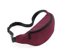 Bagbase Belt Waist Bag in Burgundy Bagbase Burgundy One Size