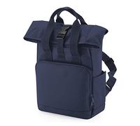 BagBase BG118S Recycled Mini Twin Handle Roll-Top Backpack - Navy Dusk