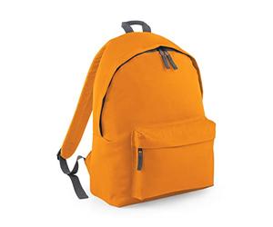 BagBase BG125J Junior Fashion Backpack - Orange/Graphite Grey