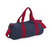 BagBase BG140 Original Barrel Bag - French Navy/Classic Red