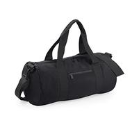 BagBase Barrel Bag Original BG140 – Black/Black – Size M