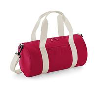 BagBase BG140s Mini Barrel Bag - Classic Red/White