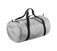 BagBase BG150 Packaway Barrel Bag - Silver/Black