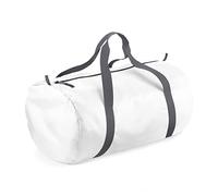 BagBase BG150 Packaway Barrel Bag - White