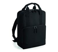 BagBase Recycled Twin Handle Cooler Backpack One Size Black