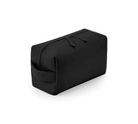 BagBase BG332 Matte PU Toiletry & Accessory Case - Large Wash Bag - Perfect for Travel, Cosmetics & Toiletries - 4L Capacity - Black