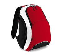 BagBase Teamwear Backpack, Classic Red/Black, One Size