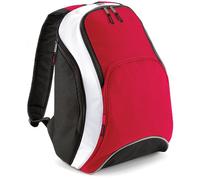 BagBase BG571CRBK Teamwear Backpack - Classic Red/Black/White, Medium