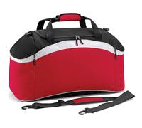 BagBase BG572CRBK Teamwear Holdall Classic Red/Black/White Bg572 - Classic Red/Black/White, M