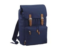 BagBase BG613FNAV Vintage Laptop Backpack French Navy Bg613 - French Navy, M