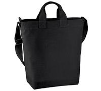 BagBase BG673BLAC Canvas Day Bag Black Bg673 - Black, M