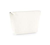 BagBase BG724 Felt Accessory Bag - Essential Travel Items & Makeup Storage - for Men & Women - Medium - Soft White