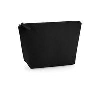 BagBase BG724 Felt Accessory Bag - Essential Travel Items & Makeup Storage - for Men & Women - Small - Black