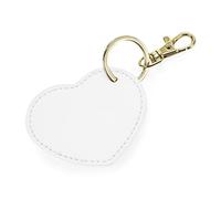 BagBase BG746 Boutique Heart Key Clip - Soft White