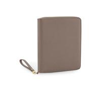 BagBase® BG756 Boutique Travel/Tech Organiser - Saffiano Leather-Look - Tablet & Passport Holder - Flying Essentials - Taupe