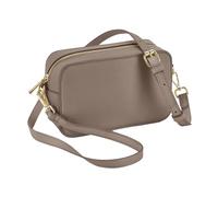 BagBase BG758 Boutique Cross Body Bag - Chic Leather-Look PU - Classic Handbag & Shoulder Bag for Women - Travel & Daily Essentials - Taupe