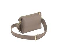 BagBase BG759 Boutique Soft Cross Body Bag - Timeless Soft-Bodied Design - Leather-Look PU - Ideal Handbag & Travel Accessory for Women - Taupe