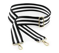 BagBase BG765 Boutique Adjustable Bag Strap - Black/White