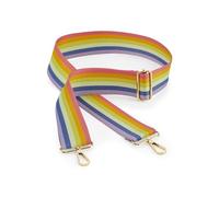 BagBase BG765 Boutique Adjustable Bag Strap - Essential Accessory for Handbags & Shoulder Bags - 100% Leather-look PU - Rainbow