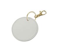 Bagbase Boutique Circular Key Clip in Light Grey Bagbase Light Grey One Size