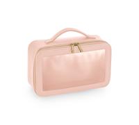 Bagbase Clear Toiletry Bag - One Size - Soft Pink