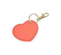 Bagbase Boutique Heart Key Clip in Coral Bagbase Coral One Size