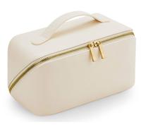 Bagbase Open Flat Accessory Case – Travel Makeup Cosmetic Bag with Zip – 100% PU (leather-look)