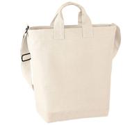 Bagbase Canvas Daybag Hold & Strap Shopping Bag (15 Litres) in Natural Bagbase Natural