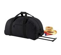 BagBase Bg023Blac Classic Wheelie Holdall Black Bg023 - Black, Medium