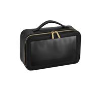 Bagbase Clear Toiletry Bag In Black Black