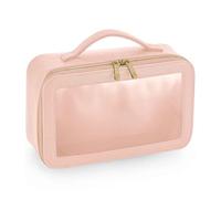 Bagbase Clear Toiletry Bag (One Size) (Soft Pink)