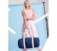 BagBase Denim Barrel Bag | 20 Litre Duffle | 100% Cotton | Blue or Light Blue | One Size