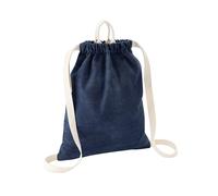 Bagbase Denim Drawstring Bag PC5789